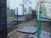 pic of fence whilst blown down