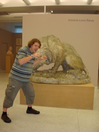 Tom being a lion