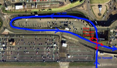map of the shortcut I found